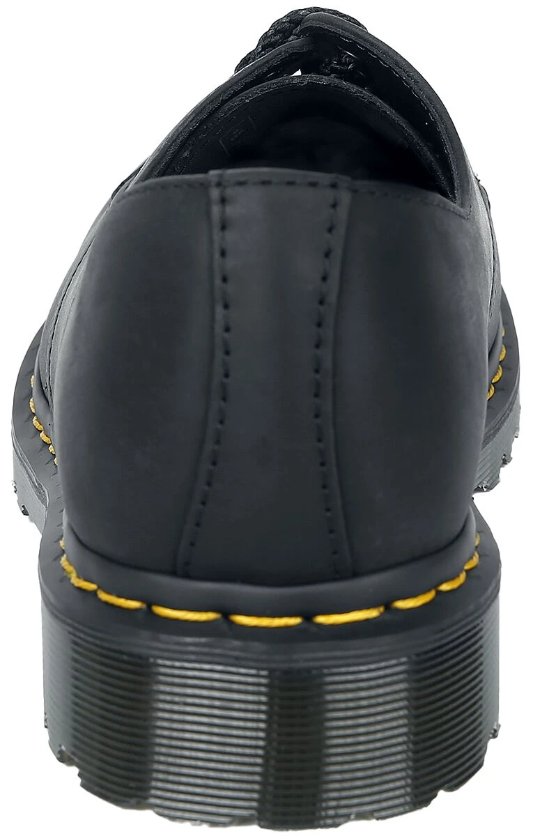 "1461 Pascal - Black Waxed Full Grain" Lace-up Shoe Black By Dr. Martens 4 "1461 Pascal - Black Waxed Full Grain" Lace-up Shoe Black By Dr. Martens - Image 2