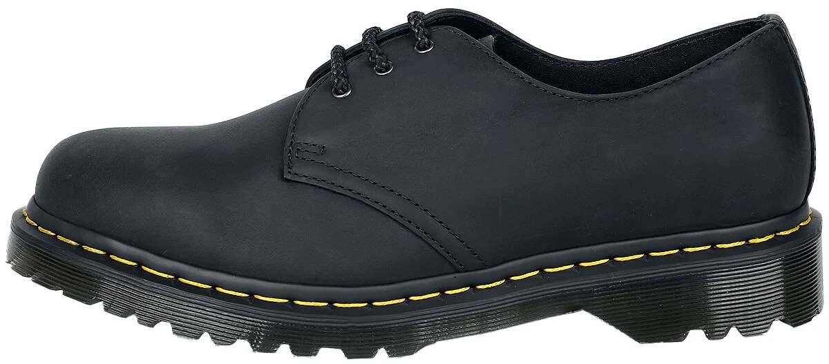 "1461 Pascal - Black Waxed Full Grain" Lace-up Shoe Black By Dr. Martens 6 "1461 Pascal - Black Waxed Full Grain" Lace-up Shoe Black By Dr. Martens - Image 4