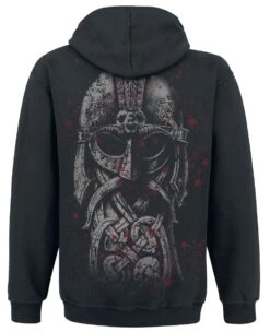 "Viking Blood Zip Hoodie" Hooded Zip Black By Alchemy England 8 "Viking Blood Zip Hoodie" Hooded Zip Black By Alchemy England -Fashionable Men's Clothing Store 536953b