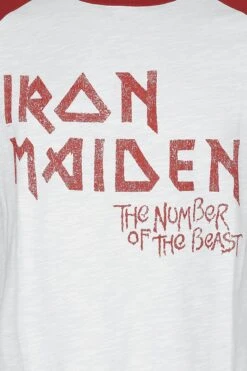"EMP Signature Collection" Long-sleeve Shirt Old White-red By Iron Maiden -Fashionable Men's Clothing Store 538483d