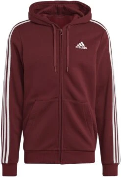 "M 3S FL FZ HD" Hooded Zip Burgundy By Adidas