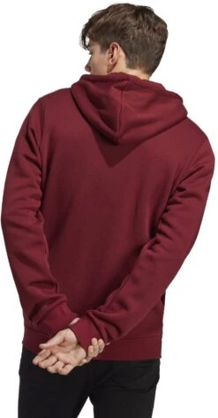 "M 3S FL FZ HD" Hooded Zip Burgundy By Adidas -Fashionable Men's Clothing Store 538561wb