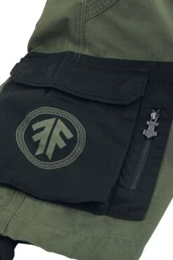 "EMP Signature Collection" Shorts Olive-black By Amon Amarth -Fashionable Men's Clothing Store 539492d