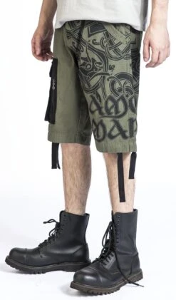 "EMP Signature Collection" Shorts Olive-black By Amon Amarth -Fashionable Men's Clothing Store 539492wa2