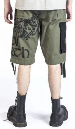 "EMP Signature Collection" Shorts Olive-black By Amon Amarth -Fashionable Men's Clothing Store 539492wb