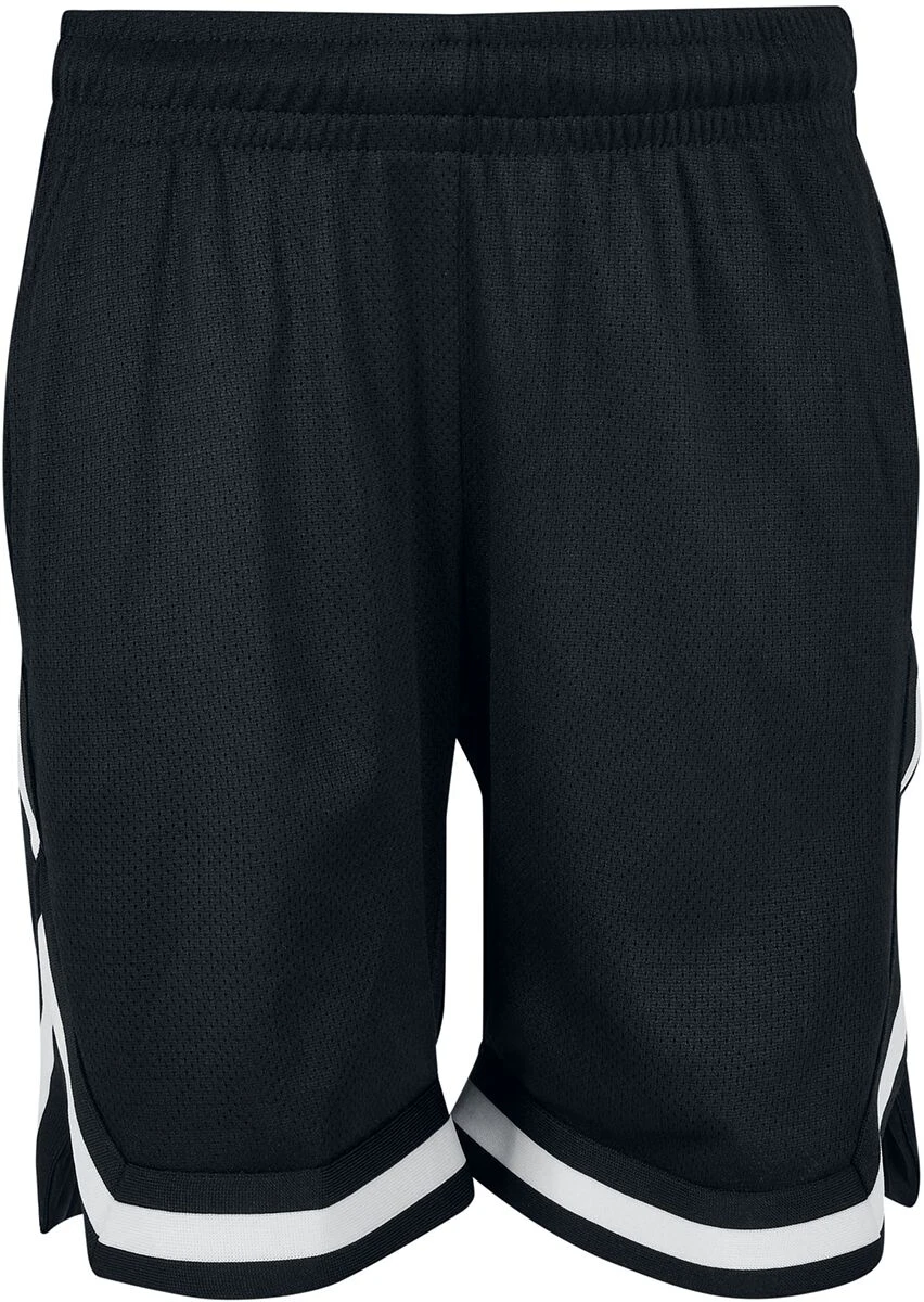"Boys Striped Mesh Shorts" Shorts Black By Urban Classics