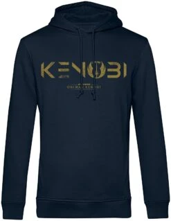 "Obi-Wan - Kenobi - Logo" Hooded Sweater Navy By Star Wars