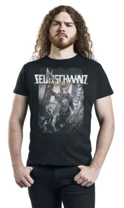 "Todsünden Viking" T-Shirt Black By Feuerschwanz -Fashionable Men's Clothing Store 544428wa