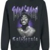 "California Love Bling" Sweatshirt Black By Tupac Shakur