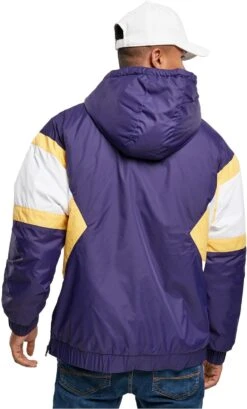 "Starter Colour Block Half-zip Retro Jacket" Between-seasons Jacket Lilac By Starter 11 "Starter Colour Block Half-zip Retro Jacket" Between-seasons Jacket Lilac By Starter -Fashionable Men's Clothing Store 549970wb