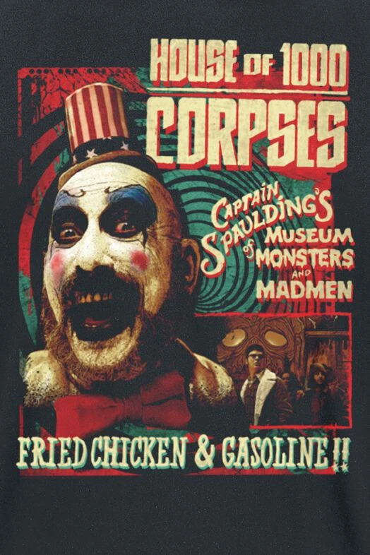 "Captain Spaulding Museum" T-Shirt Black By House Of 1000 Corpses 4 "Captain Spaulding Museum" T-Shirt Black By House Of 1000 Corpses - Image 2