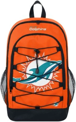 "Miami Dolphins" Backpack Petrol/orange/white By NFL