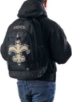 "New Orleans Saints" Backpack Black-gold By NFL -Fashionable Men's Clothing Store 550583d2