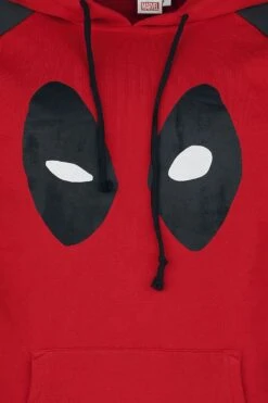"Eyes" Hooded Sweater Red-black By Deadpool -Fashionable Men's Clothing Store 552392d