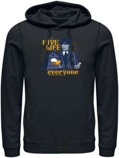 "Hive Life" Hooded Sweater Black By Wednesday