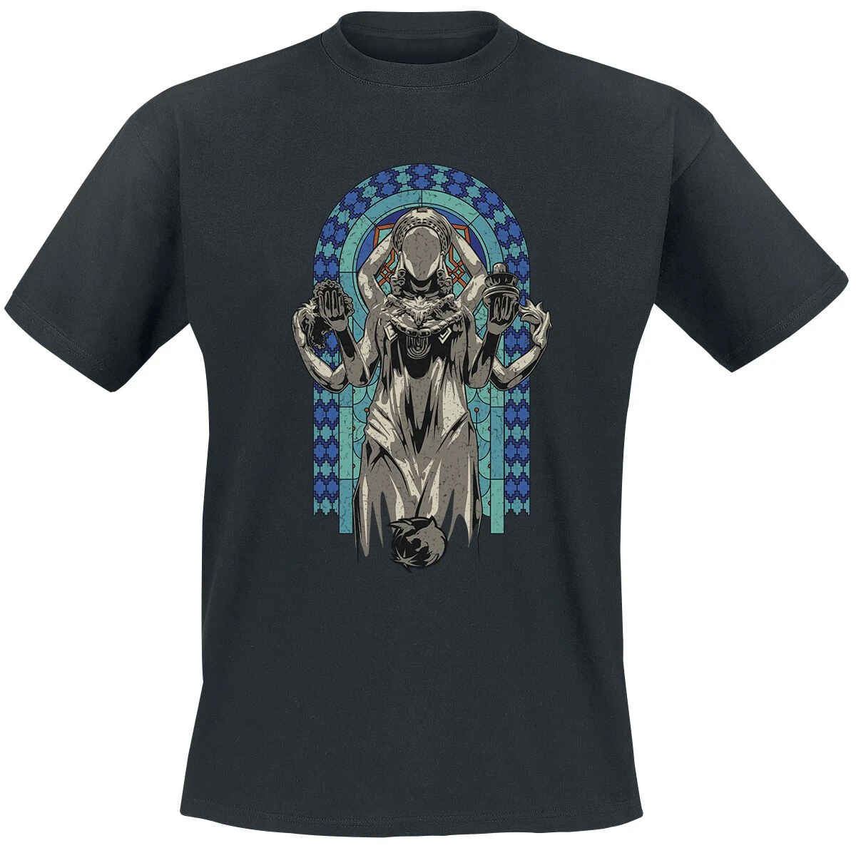 "Statue" T-Shirt Black By The Witcher 3 "Statue" T-Shirt Black By The Witcher