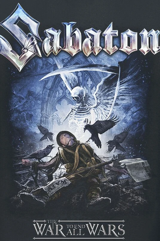 "The War To End All Wars" T-Shirt Black By Sabaton 5 "The War To End All Wars" T-Shirt Black By Sabaton - Image 3