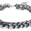 "Vertebrae" Bracelet Silver-coloured By Alchemy Gothic -Fashionable Men's Clothing Store 841844a
